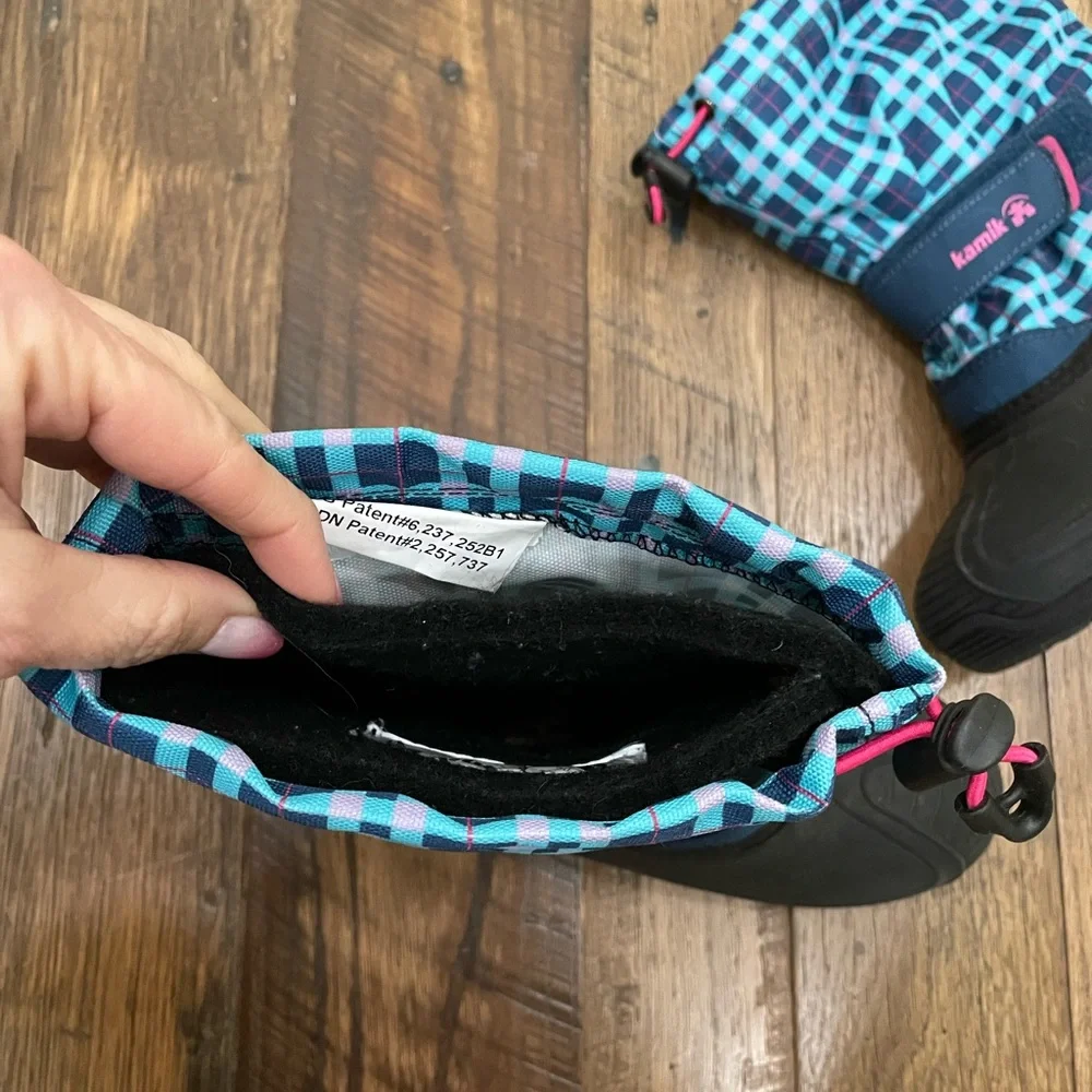 Kamik waterproof winter snow boots girl 3